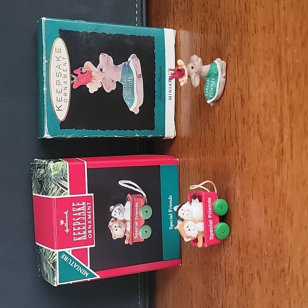 Hallmark Special Friends Miniature Ornaments